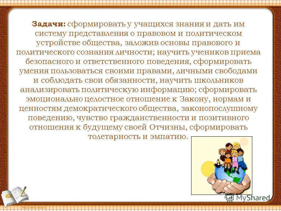 Основы отношения общества и личности Основы отношения общества и личности