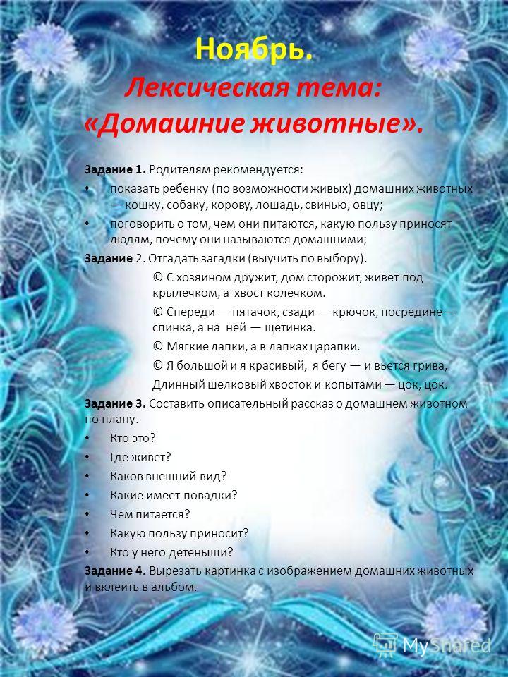 Презентация О Домашнем Животном Презентация О Домашнем Животном