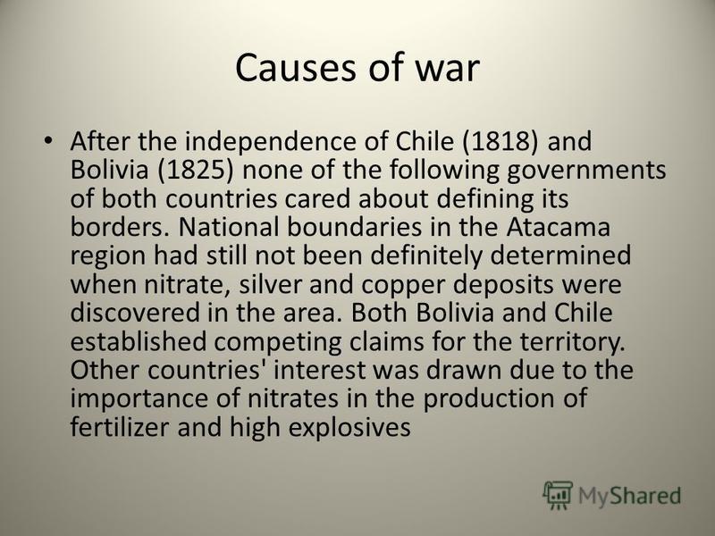 causes of war The agricultural economy was certainly one cause of the civil war, but not the only one wars are never simple and neither are their causes. causes of war The agricultural economy was certainly one cause of the civil war, but not the only one wars are never simple and neither are their causes.