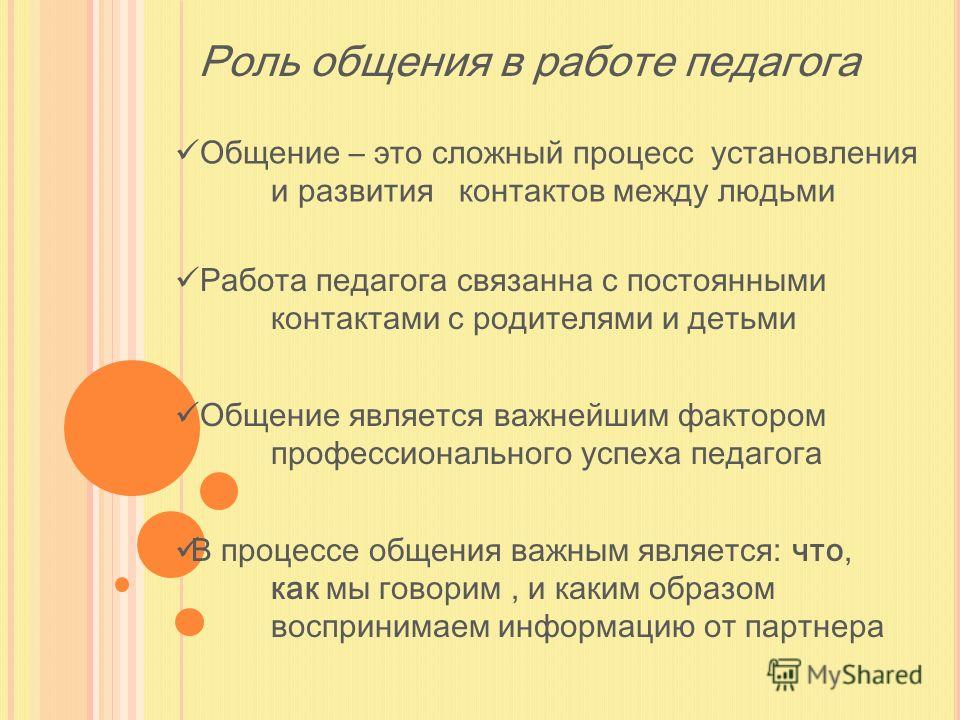 Эссе роль общения в профессиональной деятельности воспитателя 9802