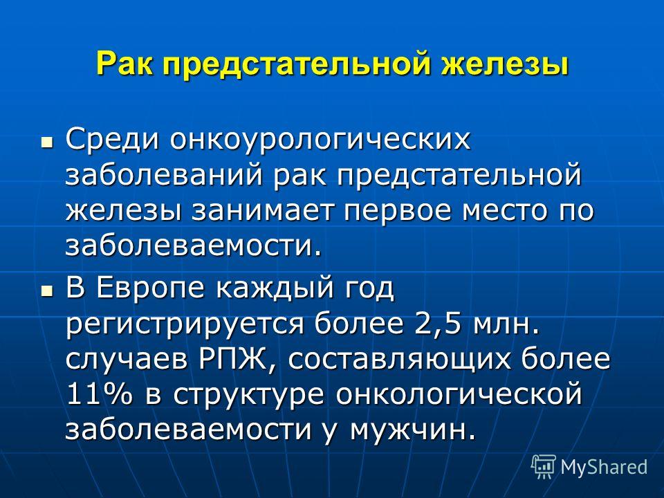 Типа рака простаты