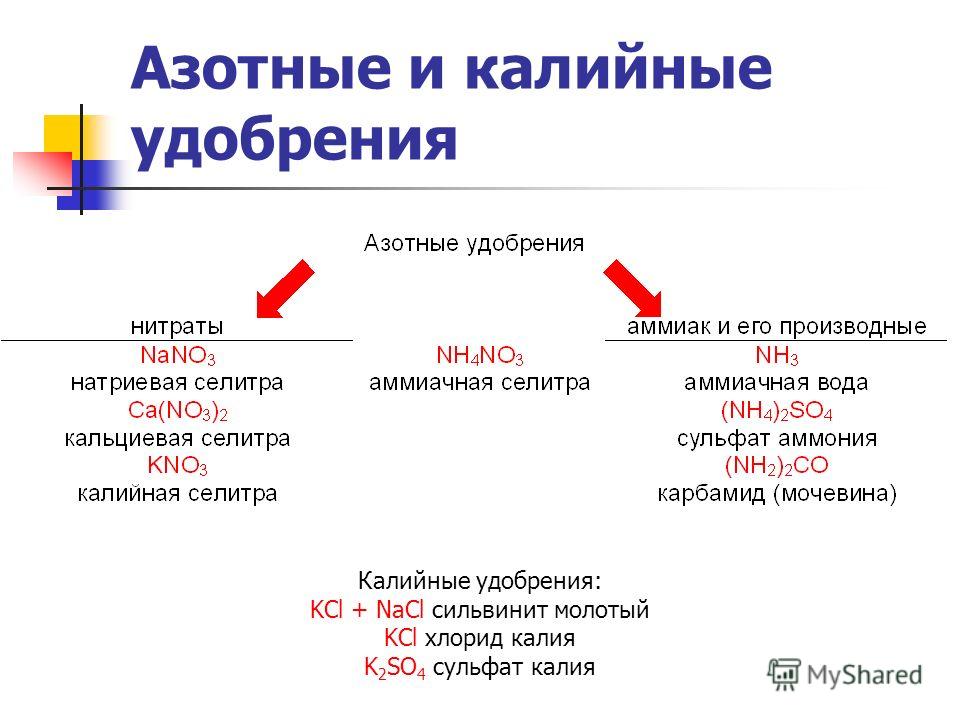Чем заменить азотные удобрения в домашних условиях Азотные удобрения названия Фитостудия-63.ру