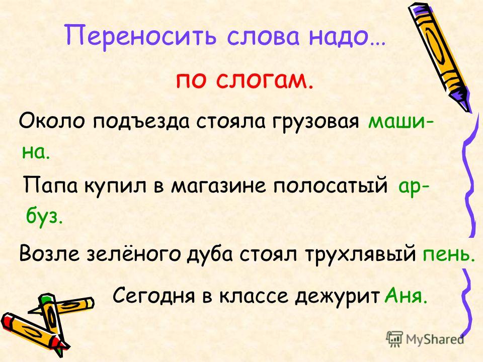 Как правильно сделать перенос в слове объяснить