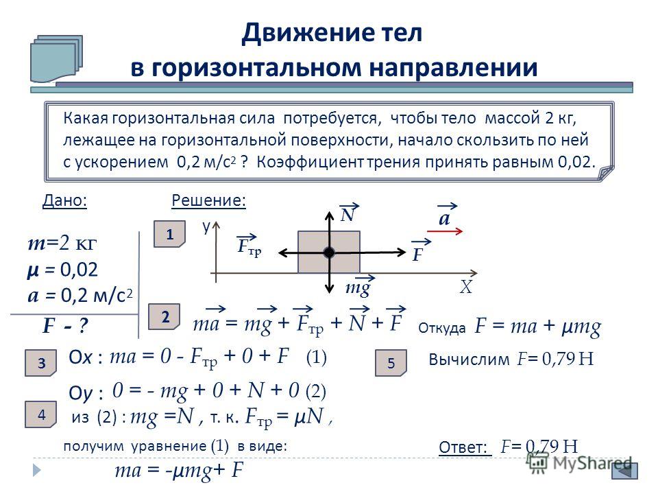 К телу лежащему на горизонтальной плоскости К телу лежащему на горизонтальной плоскости