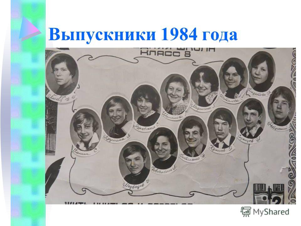 Выпускники 1984 года