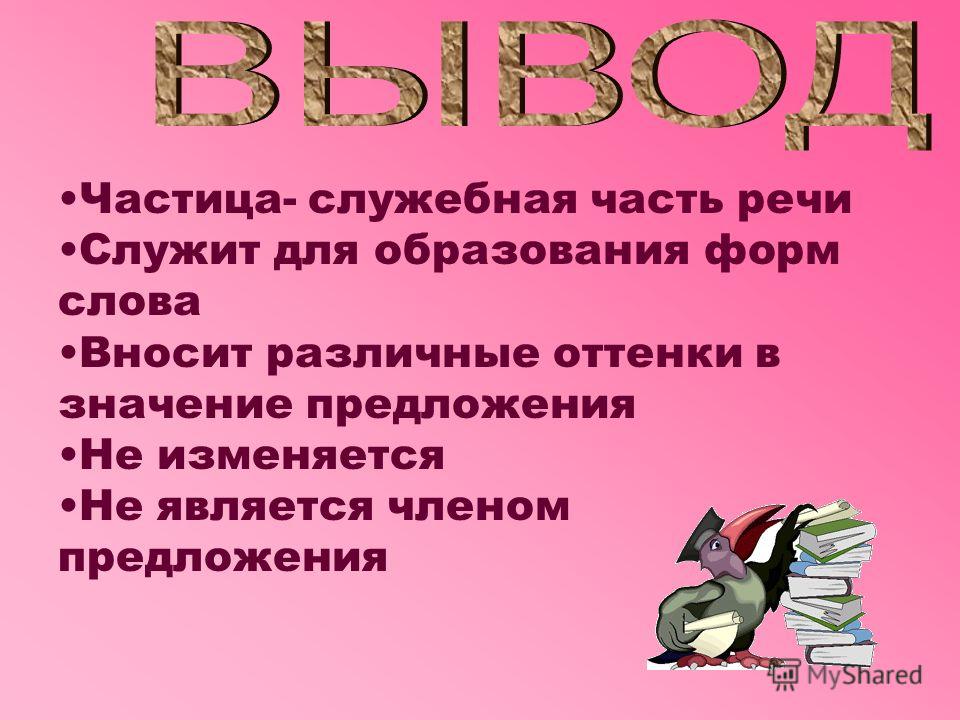 Частью чего является проект Презентация на тему: "ТЕМА УРОКА ?. Определите, какой частью речи являются выдел