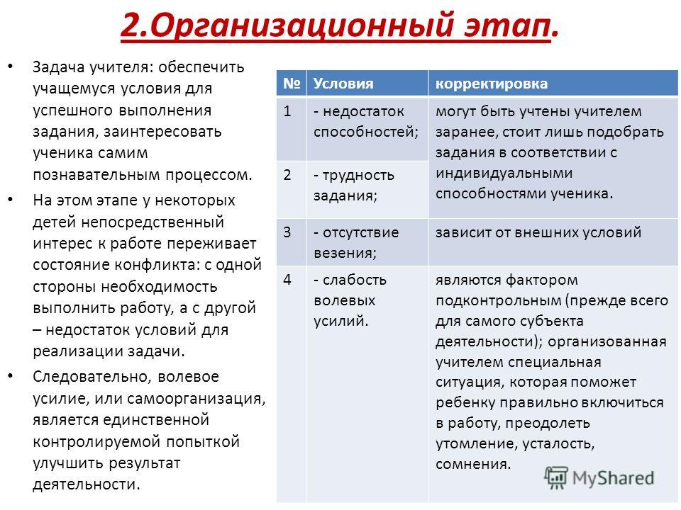 Организационный этап проекта