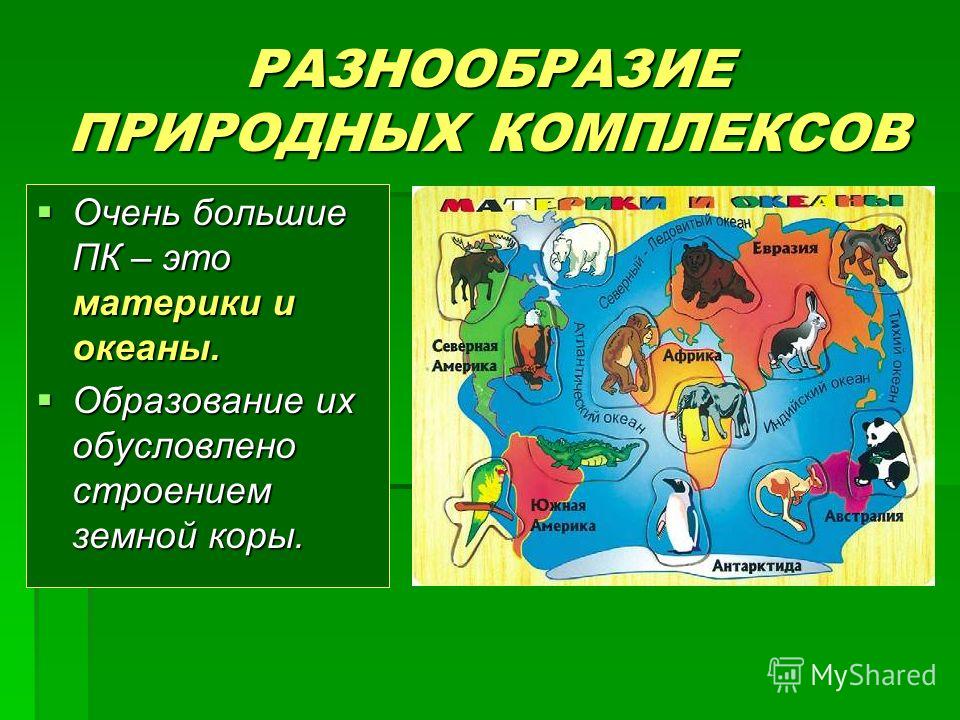 Урок географии 8 класс разнообразие природных комплексов россии