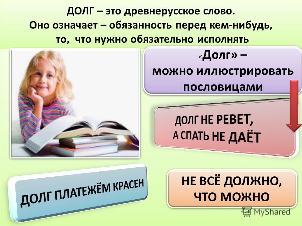 Пословицы о человеческом долге Пословицы о человеческом долге