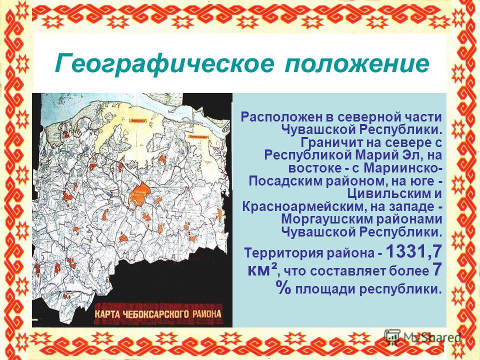 Геологическая карта чувашии