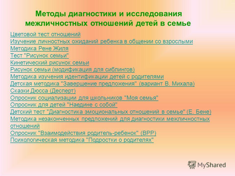 Методика изучения межличностных отношений рене жиля Методика изучения межличностных отношений рене жиля
