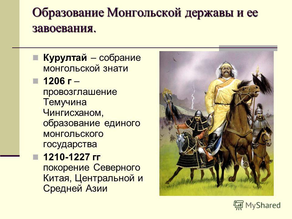 Образование и развитие державы чингисхана шпаргалка Образование и развитие державы чингисхана шпаргалка