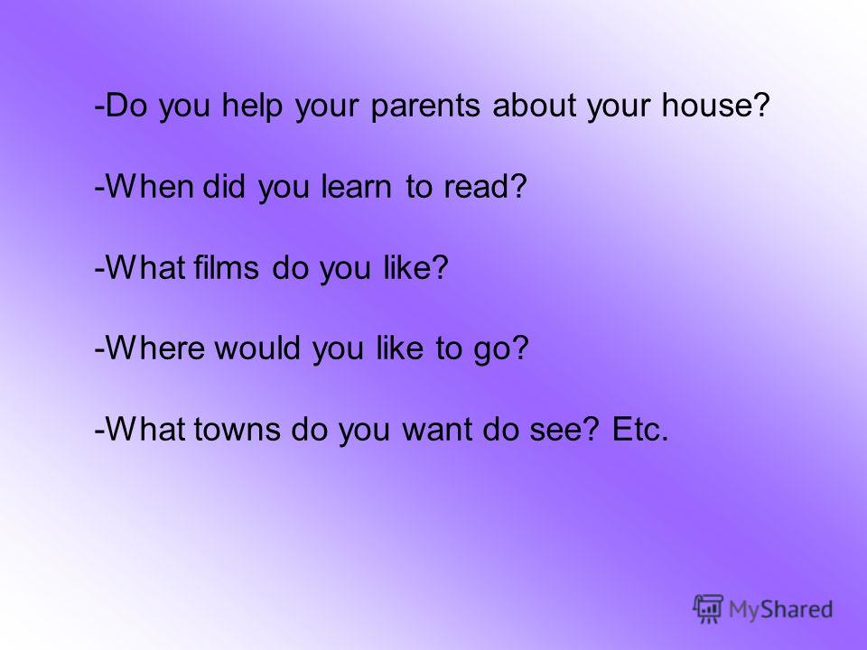 what would you like to do