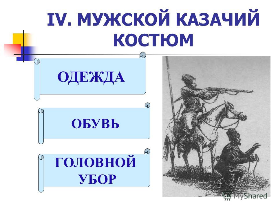 Костюм казаков мужской и женский