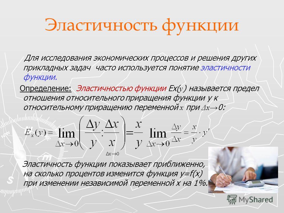 Применение производной в различных областях