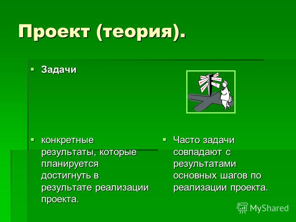 Как делать теорию в проекте