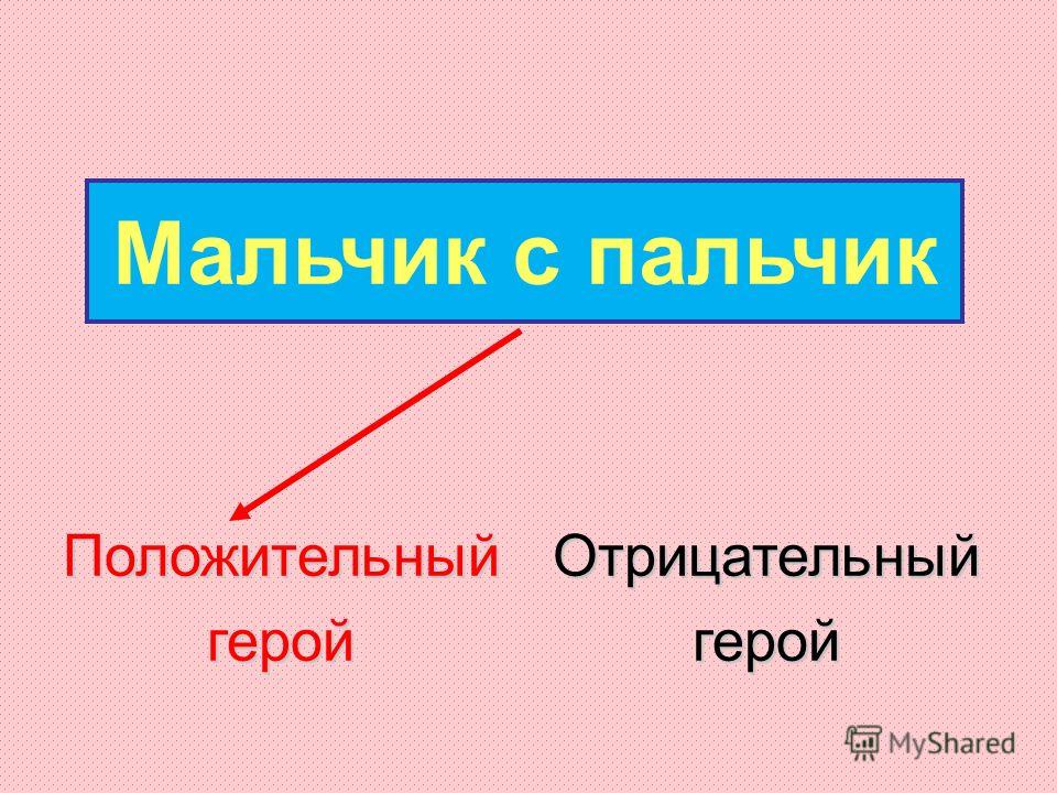 Сценарий с отрицательными героями Сценарий с отрицательными героями