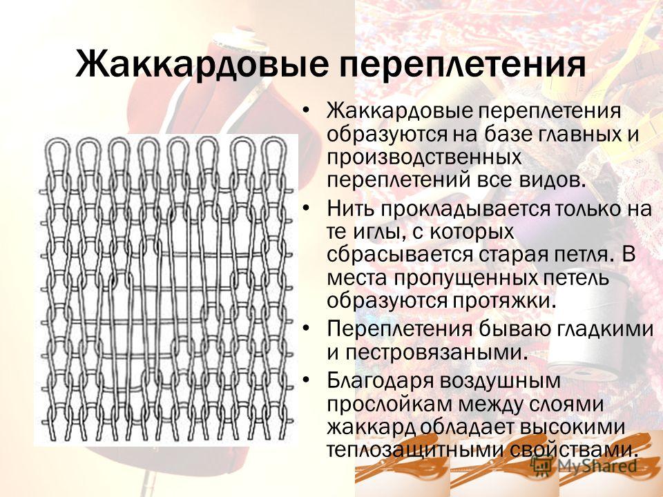 Жаккардовое переплетение ткани Жаккардовое переплетение ткани