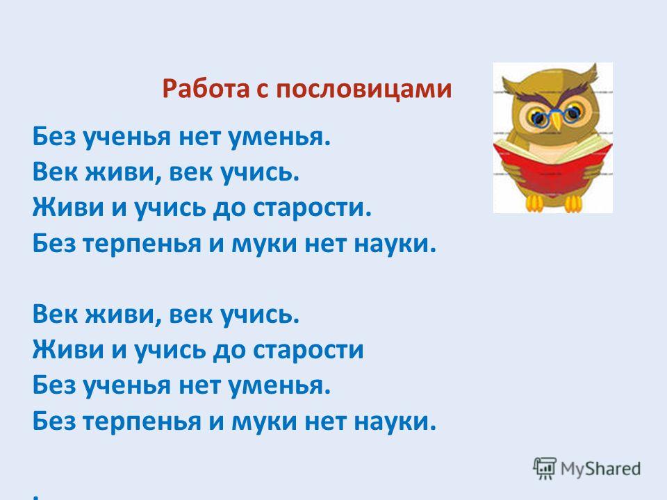 Пословицы о умении все делать Пословицы о умении все делать