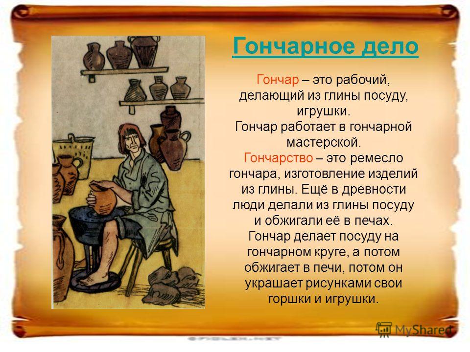 Пословицы о гончар Пословицы о гончар