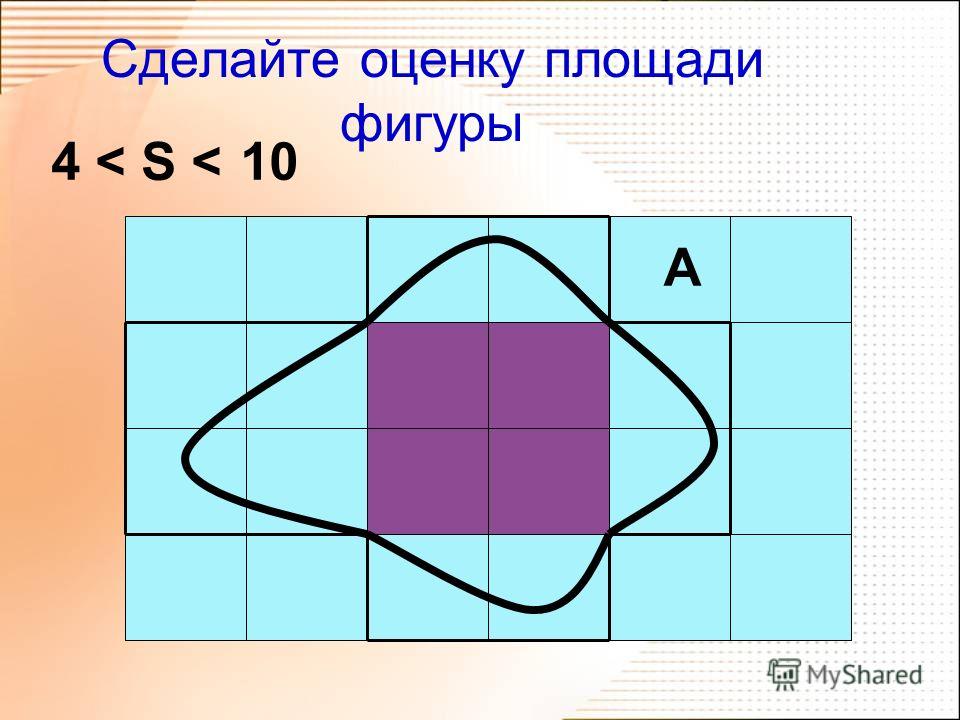 Измерение площади с помощью палетки 4 класс пнш презентация