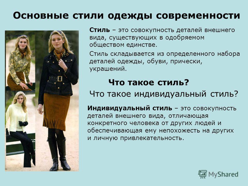 Модная одежда и требования к ней Модная одежда и требования к ней