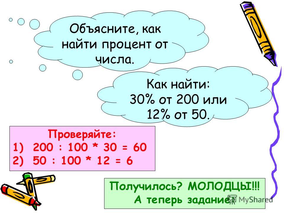 Как сделать процент от числа Как сделать процент от числа