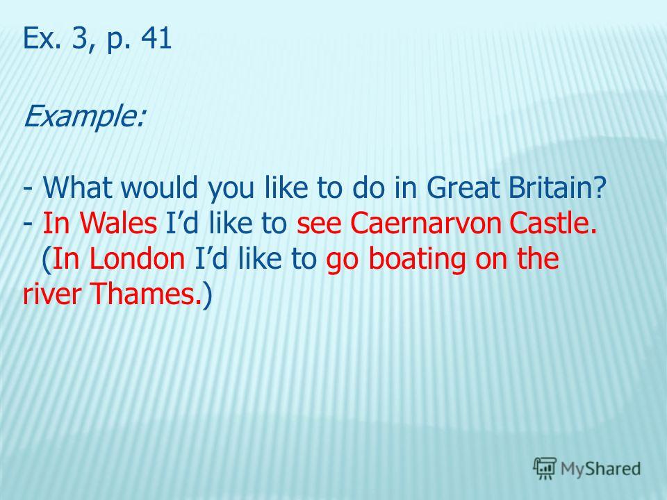 what would you like to do