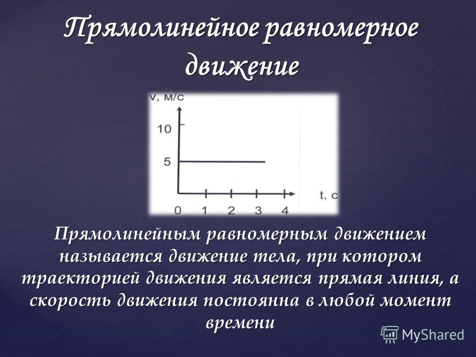 Презентация "Равномерное движение" 10 класс базовый уровень