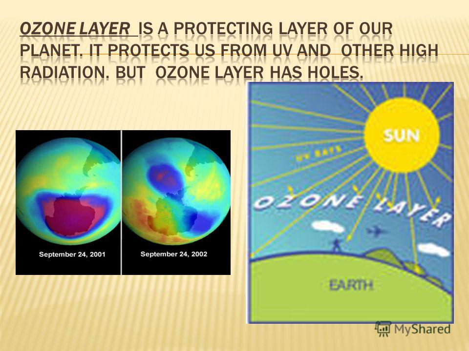 Топик: The Hole in the Ozone Layer