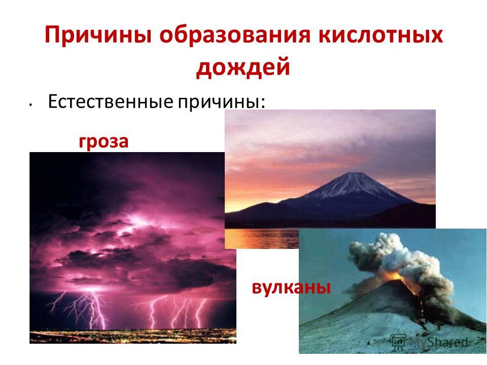 Влияние Кислотных Дождей На Окружающую Среду И Человека Презентация