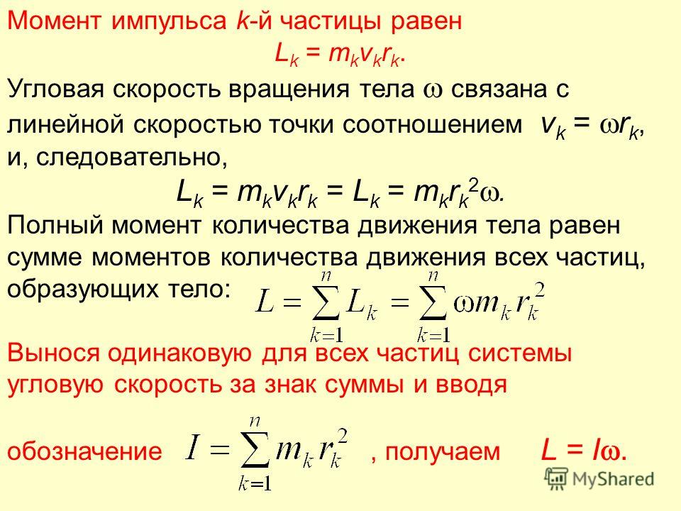 Отношение импульса к скорости Отношение импульса к скорости