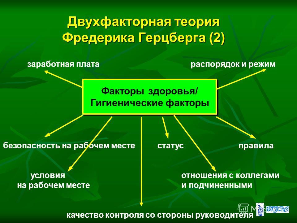 Ф. герцберг в школе человеческих отношений Ф. герцберг в школе человеческих отношений