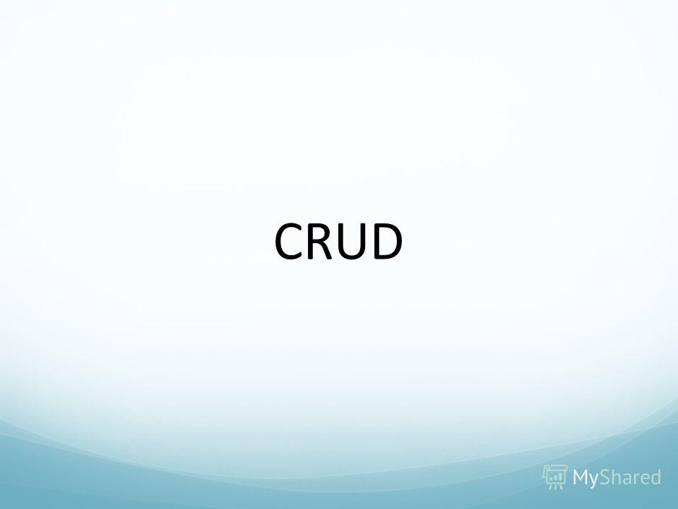 CRUD