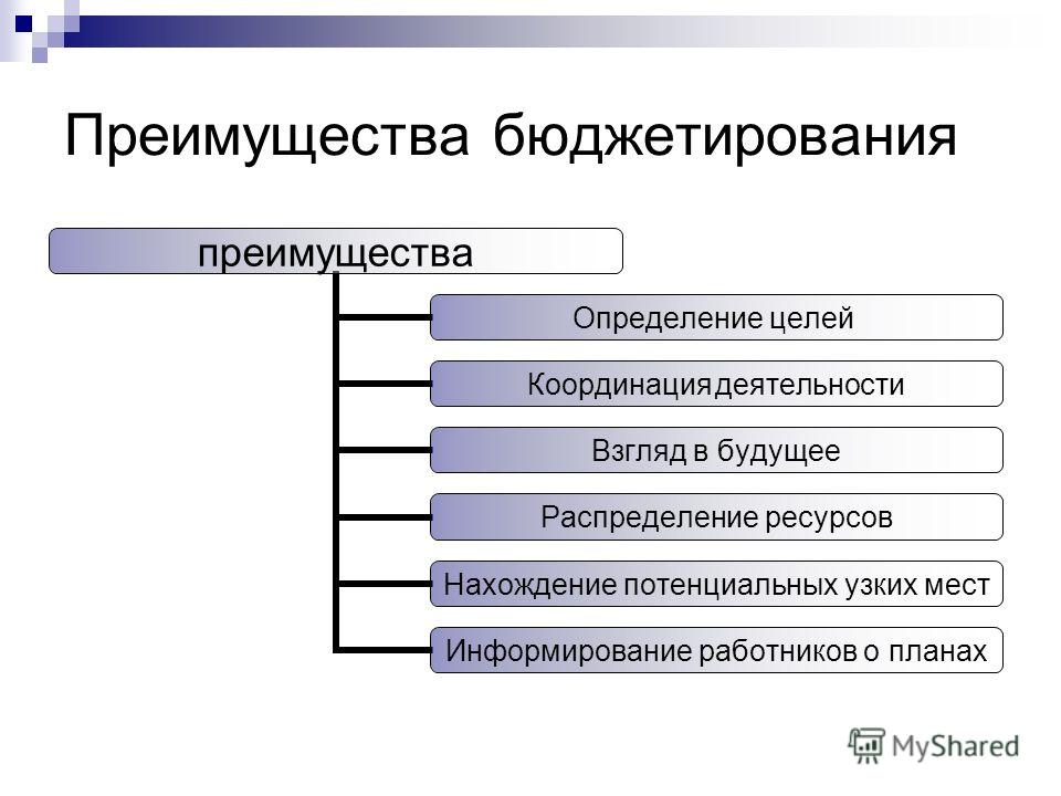 Бюджетирование в 10 схемах