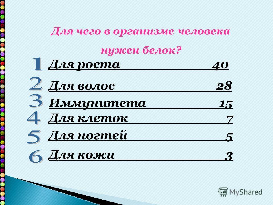 опытного частного для чего нужен белок человеку специалисты