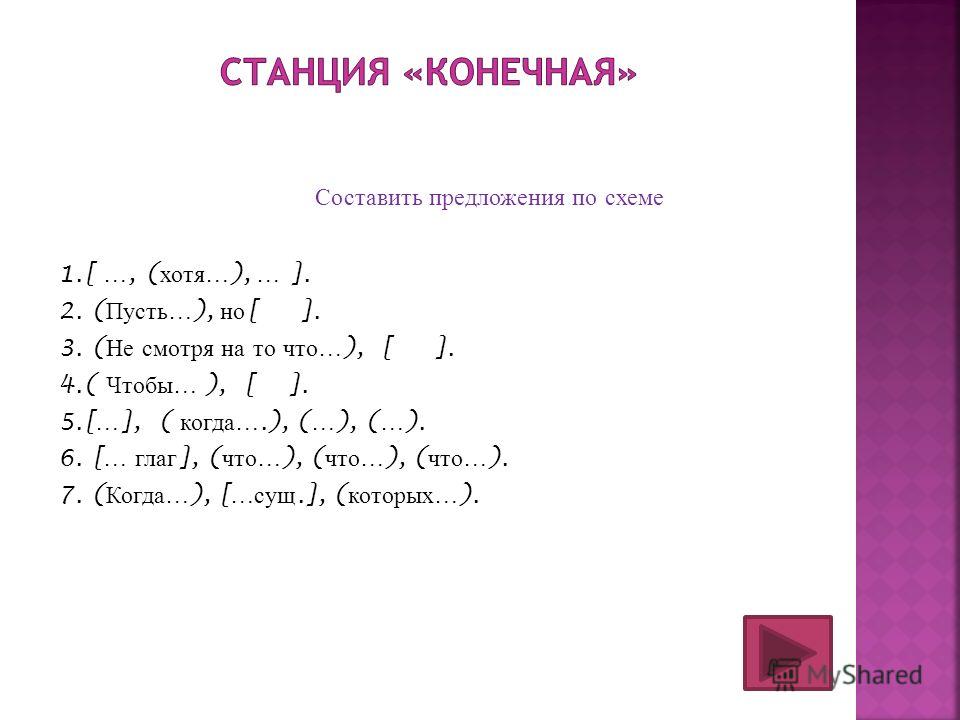 Составить предложение по схеме 7 класс с или Составить предложение по схеме 7 класс с или