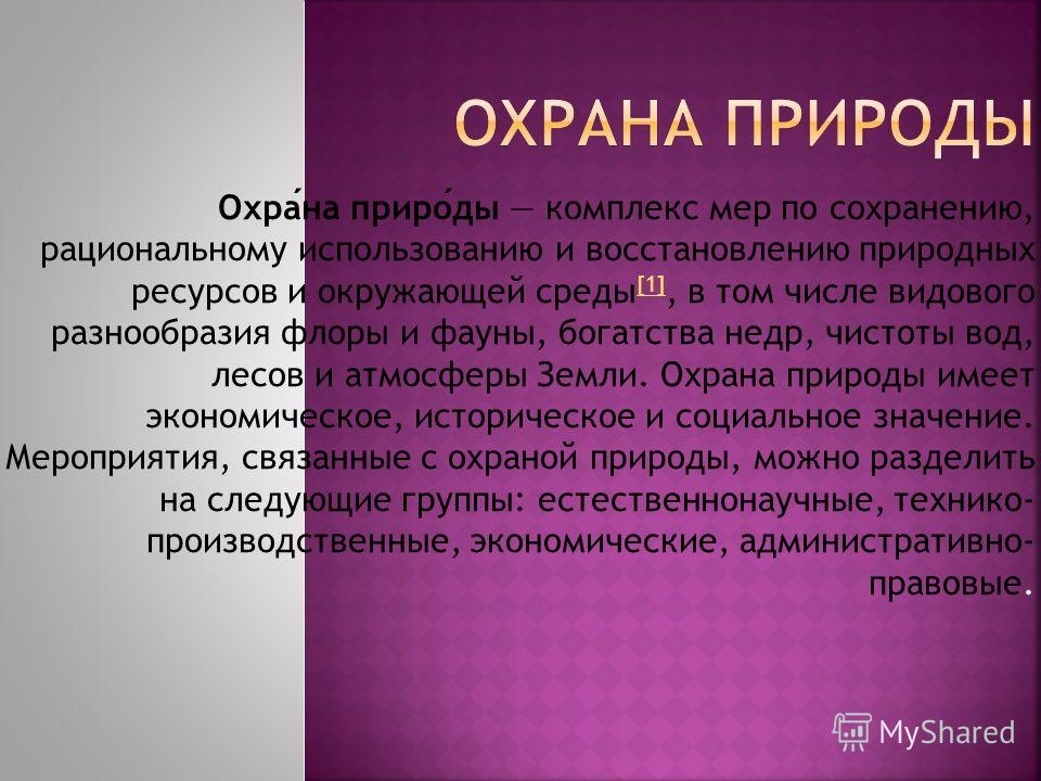 Реферат: Рациональное использование и охрана растительности