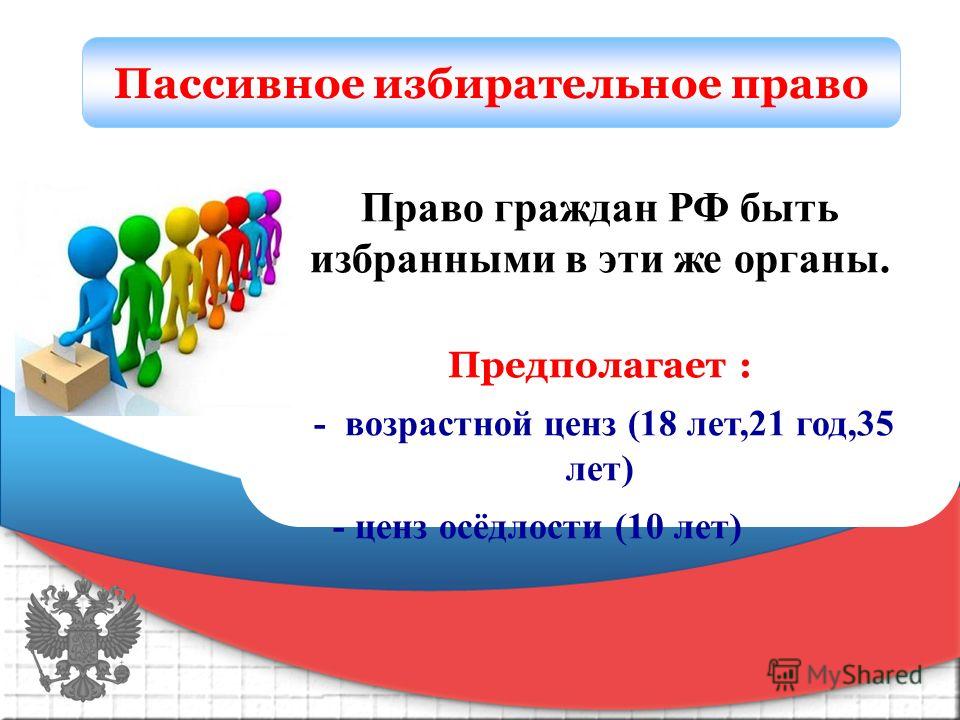 Активное и пассивное избирательное право таблица фото - PwCalc.ru