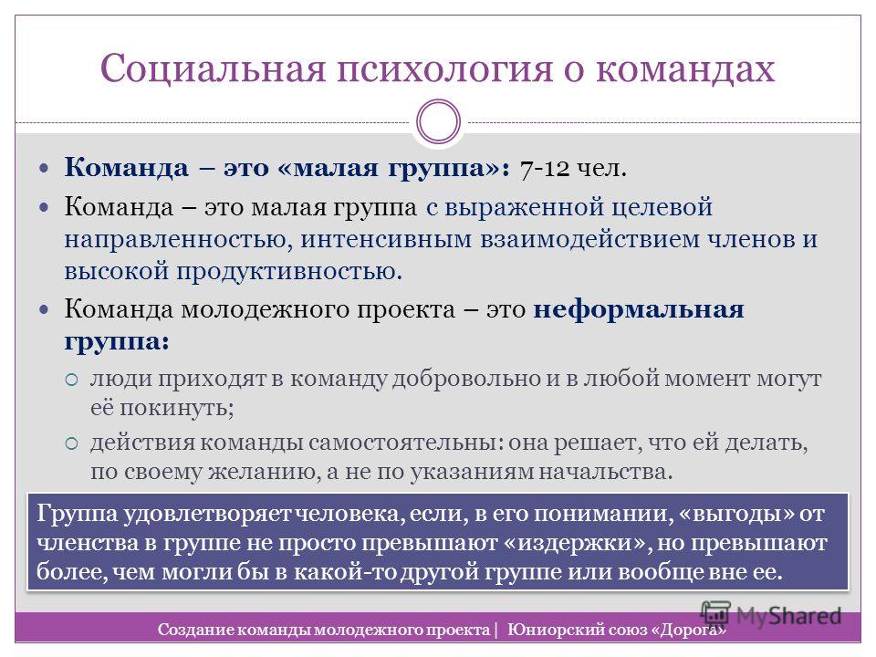 Психологические аспекты управления проектами