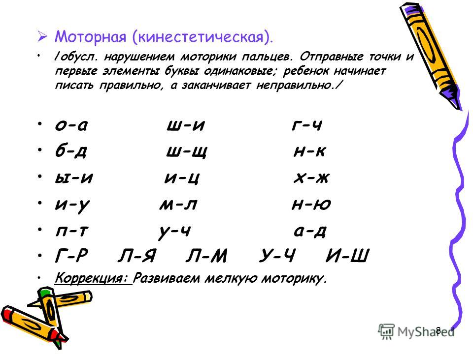 При Написании Ребенок Путает Буквы