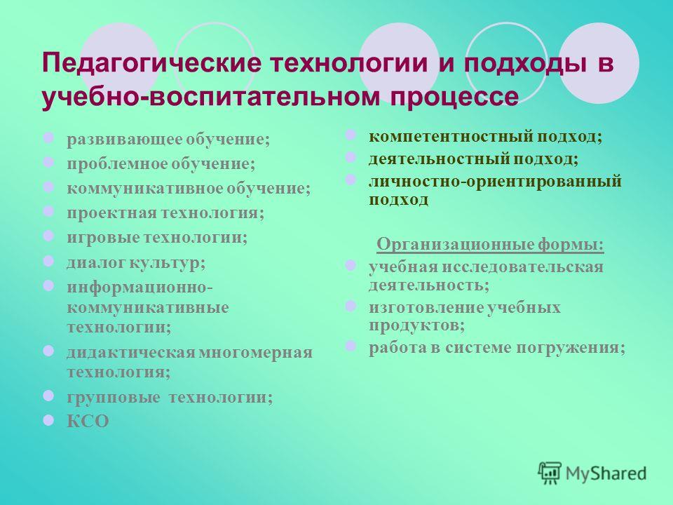 Проект новые образовательные технологии