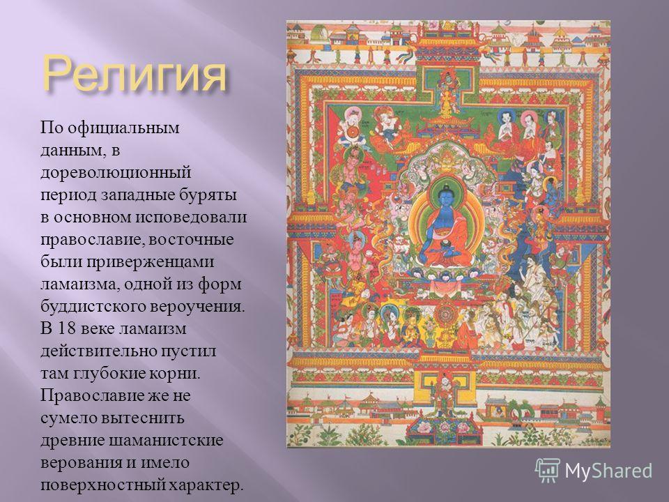 Реферат: Религия народов, населяющих Бурятию Реферат: Религия народов, населяющих Бурятию