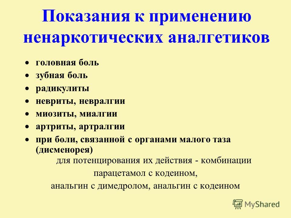 Анальгетические средства презентация