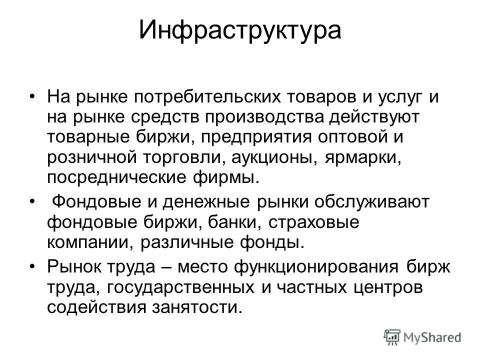 Презентация Рынок Потребительских Товаров И Услуг