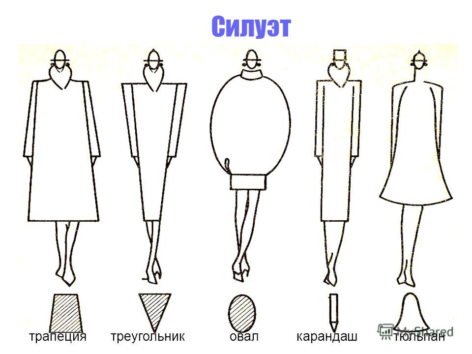 Модный силуэт костюм Модный силуэт костюм