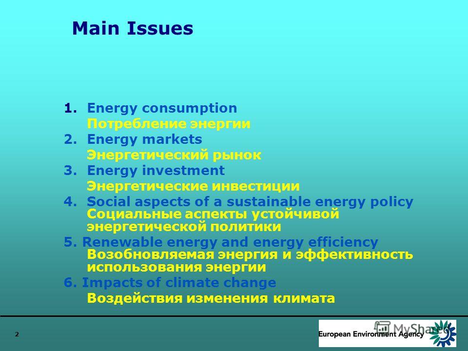 Доклад: What is energy \english\
