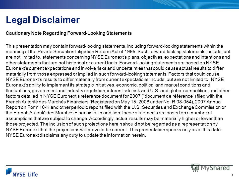22 Legal Disclaimer Cautionary Note Regarding Forward-Looking Statements This presentation may contain forward-looking statements, including forward-looking statements within the meaning of the Private Securities Litigation Reform Act of 1995. Such f