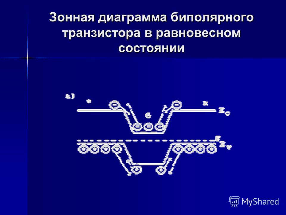 Зонная диаграмма биполярного транзистора