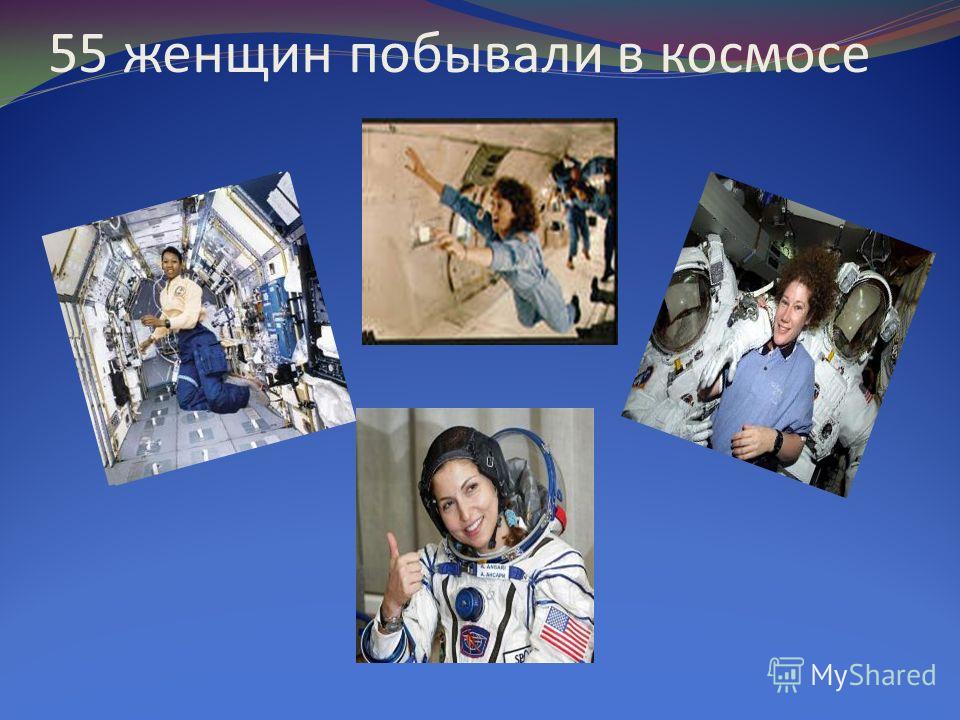 55 женщин побывали в космосе
